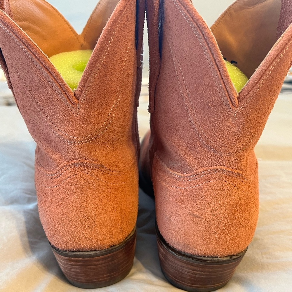 🌵Tecovas “The Lucy” Suede Ankle Boots – Desert Rose🌵 - Picture 8 of 8